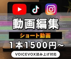 1本1500円～から♪ ショート動画編集いたします 字幕～切り抜きまで。まずは無料相談のみもOKです♪