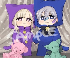 可愛いアイコンイラスト作成します