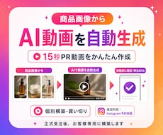 Instagram用AI動画を自動生成します 商品画像から動画生成・確認・予約投稿まで自動化