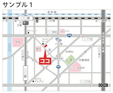 シンプルで分かりやすい地図を作成します