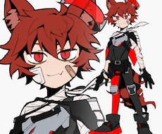 商用利用込み！ちょっと癖のある立ち絵をお描きします イメージ1