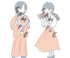 おしゃれな線画イラストを作成します 〜雑誌に出てきそうなおしゃれなタッチのイラスト〜
