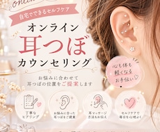 お悩みに合う耳つぼをご提案します イメージ1