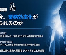 AI活用にて　スライド資料を制作いたします イメージ1