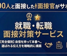 採用面接官による・採用面接サポートします イメージ1