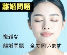 離婚問題…解決への一歩です。言い分を全て聞きます イメージ1
