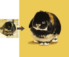 うさぎのイラスト描きます イメージ1