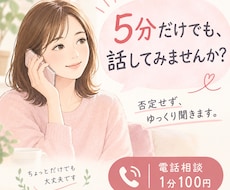 5分でもOK｜否定せずに話を聞き、一緒に整理します イメージ1