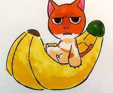 アナログでペットのゆるキャラ風似顔絵お描きします イメージ1