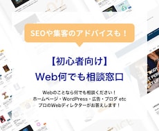 先着5名■サイトやワードプレスのお困りを解決します プロWEBディレクター解説！WordpressやSEO対策