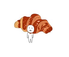 シュールな笑いを誘うイラストを描きます 老若男女誰が見てもクスッと笑える作品です