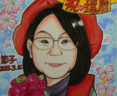 プロが描く似顔絵★優しくて似ている似顔絵を描きます イメージ1
