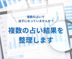 複数の占い鑑定結果を整理します イメージ1
