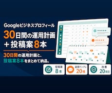 Googleマップ運用計画と投稿案8本を作ります イメージ1