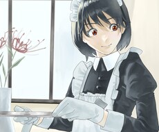 背景付きでキャラクターを描きます イメージ1