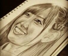 写真に忠実な似顔絵描きます イメージ1