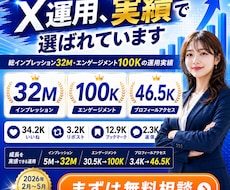 ファンが増えるX（Twitter）運用代行します イメージ1