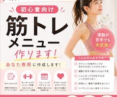 あなたにピッタリのメニューを考えます イメージ1