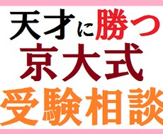 【受験相談】京大生の受験相談～受験勉強に不安を抱える方へ、合格の科学を教えます