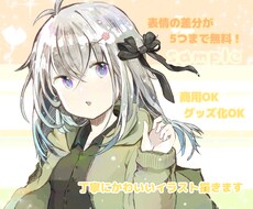 動画配信をしたい方に高画質で丁寧な立ち絵を描きます 無料で表情の差分もおつけします。商用•グッズ化OK！