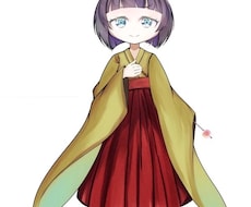 女の子キャラ限定　様々な媒体で使えるイラストます イメージ1