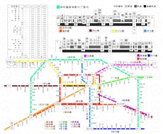 路線図　案内図　地図　時刻表　時間割お作り致します 担当スタッフが心を込めてお作りいたします
