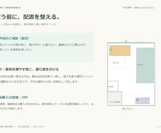 賃貸のデスクと家具の配置を図で提案します イメージ1