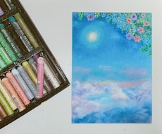 オイルパステルでかわいい絵を描きます イメージ1