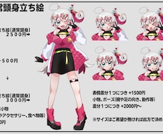 キャラクターデザイン、キャラクター立ち絵描きます イメージ1