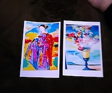 にがおえ、うたをしようかいしたいとおもいます 誰もわたし、夢、どうわもかきます夢がいつぱい