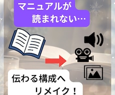 指導歴40年とAIで、資料を「伝わる動画」にします イメージ1