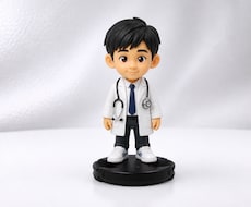 可愛いキャラクターフィギュアをお求めやすく作ります 写真やイメージから手作業ペイントのあなただけのフィギュアを