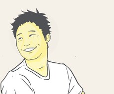 お写真を元にさわやか系似顔絵描きます イメージ1