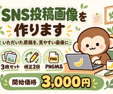 原稿からSNS投稿画像を3枚作ります イメージ1