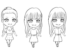 お写真からデフォルメキャラクターを制作致します イメージ1