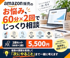 Amazon販売の改善策を一緒に整理します イメージ1