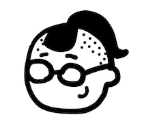 シンプルなモノクロの線だけイラストを描きます イメージ1