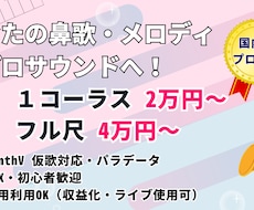 鼻歌・メロディから高品質なプロサウンドへ編曲します 国内外に楽曲提供実績｜丁寧なやり取りでイメージ通りに！
