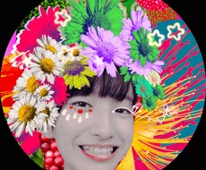 お顔写真のコラージュします 知らなかった新しい自分に出逢う　唯一無二のコラージュアート