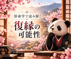 復縁の可能性をあなたの宿命から詳しく鑑定します イメージ1