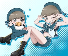 商用利用OK♪キャラクターイラストを制作します 立ち絵、Youtube等動画イラスト、一枚絵など⭐︎