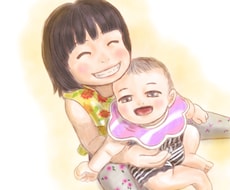 お子様の似顔絵お描きします イメージ1