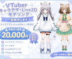特別価格！Live2Dモデル一括制作します イメージ1