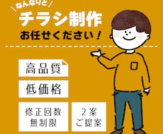 思わず目を引く素敵なチラシをデザインします イメージ1