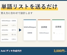 あなたに合った外国語学習のAnkiカードを作ります イメージ1