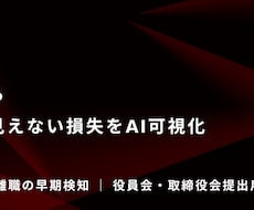 日報の労務リスクをAI解析し監査報告書を作ります イメージ1
