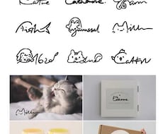 オリジナルサインロゴを作成します