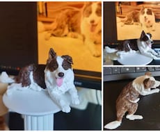 愛犬愛猫のオーダーメイド3Dフィギュアを制作します イメージ1