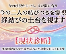 今のお二人の結びつきを霊視/縁結びの土台を視ます イメージ1