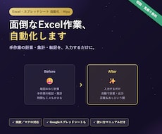 面倒なExcel作業を自動化するツール作ります 手作業の計算・集計・転記を自動化。ミス と時間を減らします